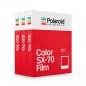 Кассеты Polaroid SX-70 - набор 3 цветные