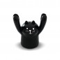 Держатель для фотографий "Черный кот"