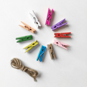 Деревянные прищепки для фотографий