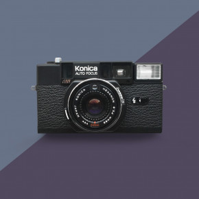 Konika C35 AF2 (черный) топовый компакт. ЗАСВЕТКИ!!