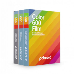 Кассеты Polaroid 600/636 - набор цветная в белой, в цветной и ч/б