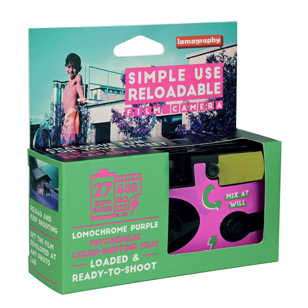 Пленочная камера Lomography Simple Use с пленкой LomoChrome Purple (новый)