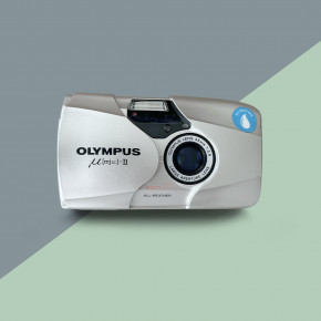 Olympus mju II (№2) топовый пленочный компакт + мешочек