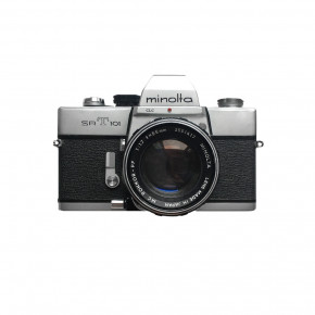 Minolta srT 101 пленочный зеркальный фотоаппарат