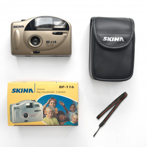 Пленочный фотоаппарат SKINA 116 GOLD (новый)