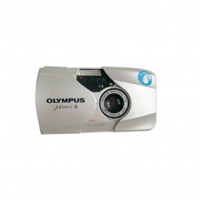 Olympus mju II (Style) топовый пленочный компакт + коробка + мешочек + батарейка + ремешок 