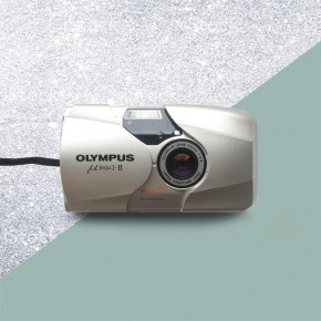 Olympus mju II топовый пленочный компакт (№3) + чехол