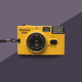Konica Pop (yellow) пленочный фотоаппарат (уценка)
