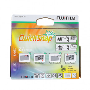Fujifilm Quick Snap 400/27 одноразовая фотокамера с пленкой на 27 кадров