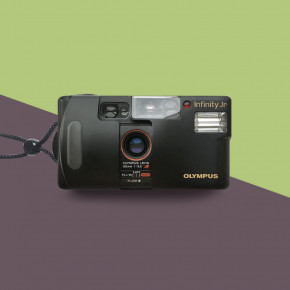 Olympus infinity JR /AF-10 Super топовый компакт + чехол
