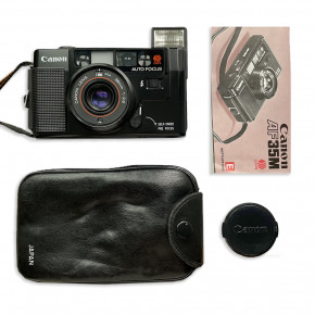 Canon AF35M F/2.8 компактный пленочный фотоаппарат + чехол