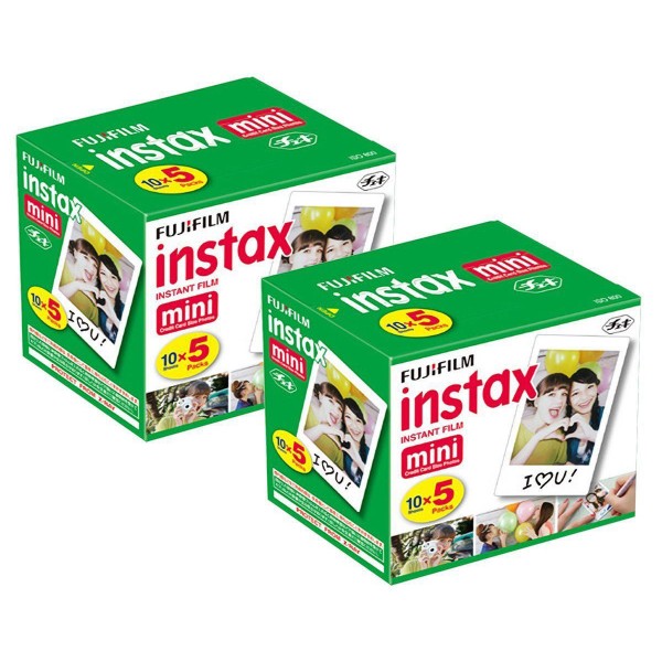 Instax mini картриджи комплект на 100 снимков
