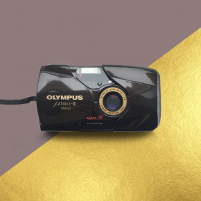 Olympus mju II (Limited) темно-коричневый топовый пленочный компакт + чехол