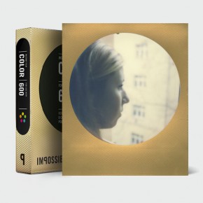Цветные кассеты Polaroid 600 Round Gold