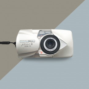 Olympus Mju II ZOOM 115 компактный пленочный фотоаппарат