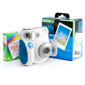 Фотоаппарат Fuji Instax Mini 7S (белый/голубой)