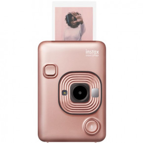Instax Mini LiPlay Blush Gold фотоаппарат + принтер + ремень + чехол + кассета + mini альбом