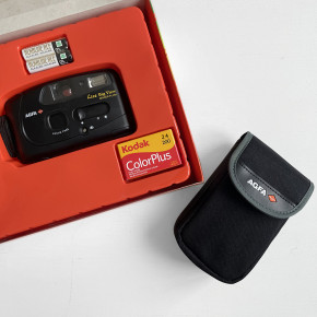 Agfa Live Big View Пленочный фотоаппарат (Новый) + пленка + батарейки + чехол