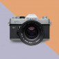 Canon FTb + объектив FD 1.4/50 зеркальный пленочный фотоаппарат