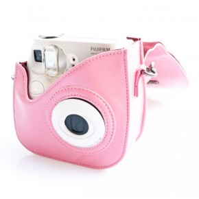 Чехол для Fuji Instax 7s/8 темно-розовый