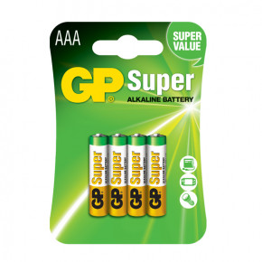 Батарейка GP Super AAA 1.5V  (4 шт)