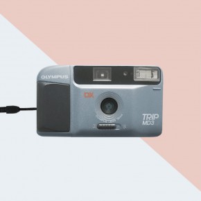 Olympus Trip MD3 (голубое серебро) пленочный фотоаппарат