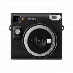 Инстакс сквайр SQ40 Black (чёрный) – Fujifilm Instax Square SQ40, квадратный кадр 62 × 62 мм