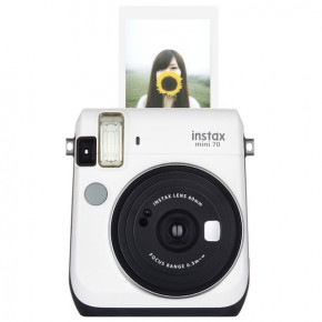 Fuji Instax Mini 70 White + кассета + чехол + наклейки для фотографий