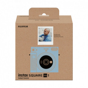 Fuji Instax SQ1 Square (синий лед) + кассета + чехол + альбом