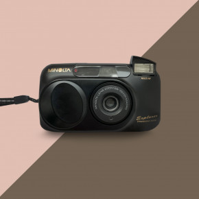 Minolta Freedom Zoom Explorer 70W (черный) пленочный фотоаппарат