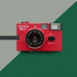 Konica EFJ Red (date) пленочный фотоаппарат 