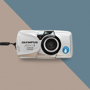 Olympus Mju II ZOOM 80 panorama (date) пленочный фотоаппарат