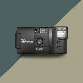 Olympus AM-100 / Infinity S компактный пленочный фотоаппарат
