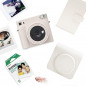 Fuji Instax SQ1 Square (БЕЛЫЙ МЕЛ) + кассета + чехол + альбом