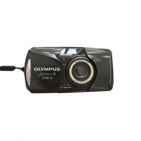 Olympus Mju II ZOOM 80 (черный) пленочный фотоаппарат