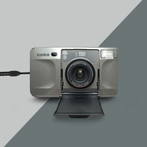 Konica Big Mini Zoom Standa (date) + пульт управления пленочный компакт