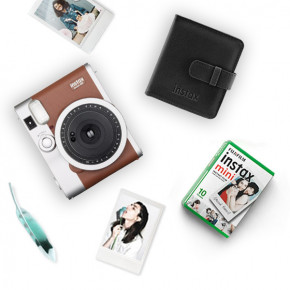Instax Mini 90 Neo Сlassic Brown  + альбом + кассета