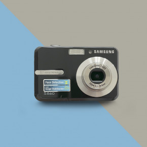 Samsung S860 цифровой фотоаппарат мыльница + чехол