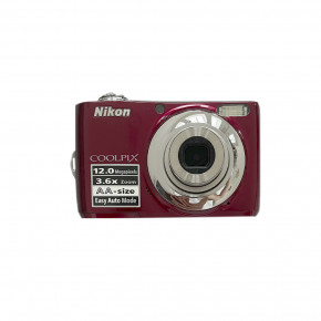 Nikon CoolPix L22 (Red) цифровой фотоаппарат мыльница + чехол