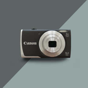 Canon PowerShot A2500 (black) мыльница фотоаппарат цифровой + чехол