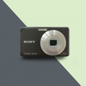 Sony Cyber-shot DSC-W180 (black) мыльница фотоаппарат цифровой + чехол