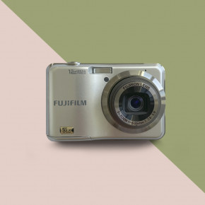FujiFilm FinePix AX (silver) мыльница фотоаппарат цифровой + чехол