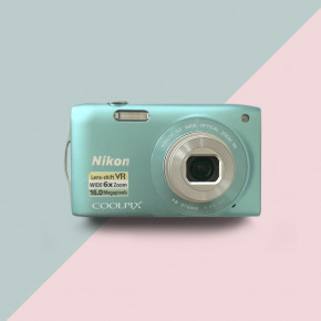 Nikon CoolPix S3300 (бирюза) цифровой фотоаппарат мыльница 