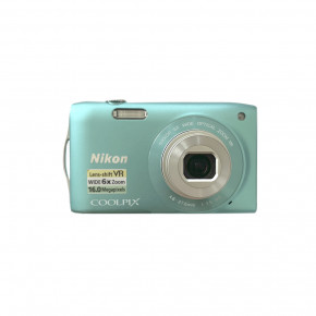 Nikon CoolPix S3300 (бирюза) цифровой фотоаппарат мыльница 