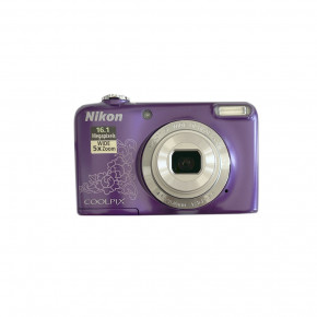 Nikon CoolPix L29 (фиолетовый) цифровой фотоаппарат мыльница 
