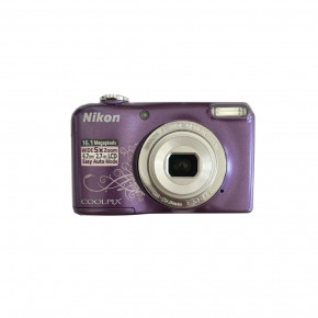 Nikon CoolPix L27 (фиолетовый) цифровой фотоаппарат мыльница 