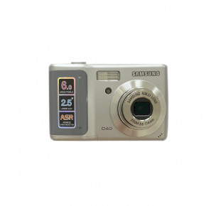 Samsung D60 (silver) цифровой фотоаппарат мыльница 