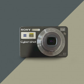 Sony Cyber-shot DSC-W130 (черный) мыльница фотоаппарат цифровой + чехол