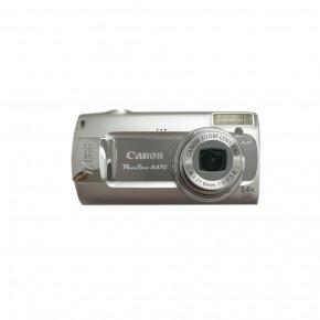 Canon PowerShot A470 (silver) мыльница фотоаппарат цифровой + чехол