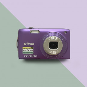 Nikon CoolPix S3300 (purple) цифровой фотоаппарат мыльница 
